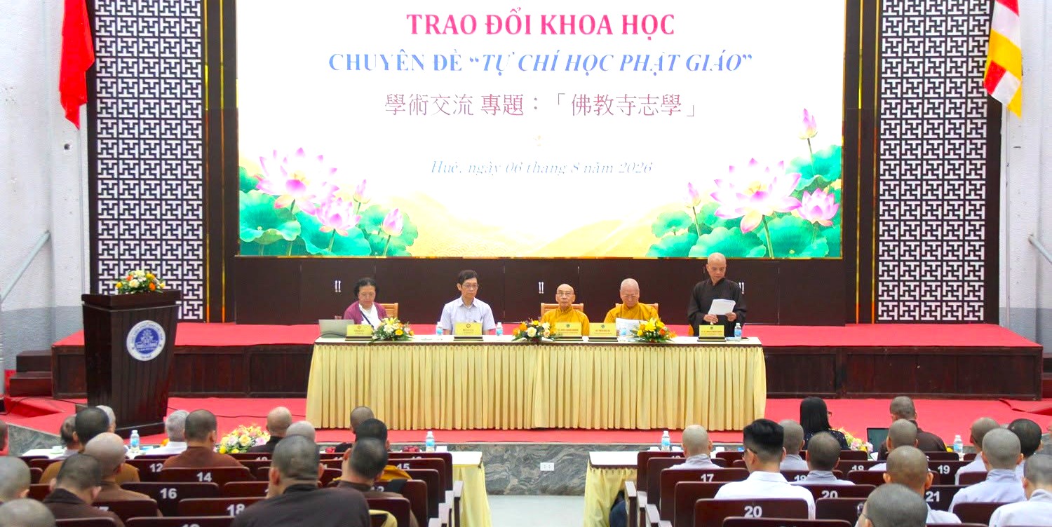 Toạ đàm Khoa học: “Tự chí học Phật giáo”
